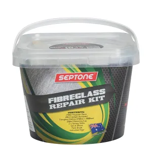 SEPTONE General Purpose Fibreglass Hole & Crack Repair Kit