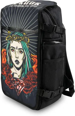 Skunk FaceOff Customizable Smell-proof Fashion Backpack (Reflection, Large)