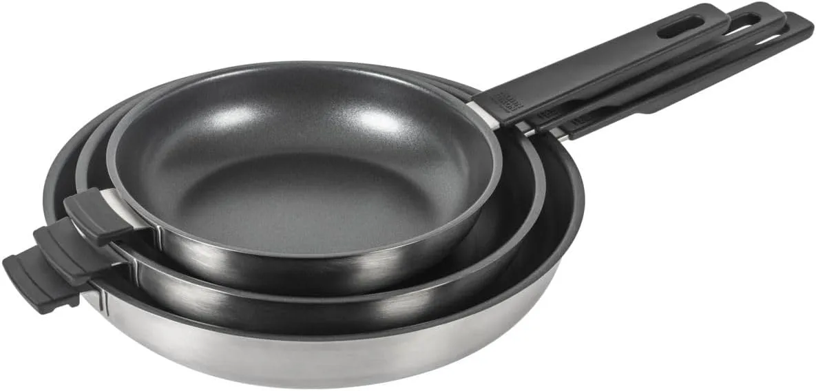 Smart & Compact Frying Pan Set 20   24   28 CM