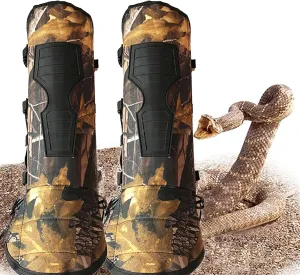 Snake Gaiters Anti-bite Snake Guards Lower Leg Armor Water Proof Comfortable Protection Gear for Hunting Hiking Outdoors Survival Kit Suitable for Men and Women
