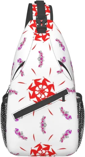 Spinning Flowers Pattern Outdoor Hiking Backpack > Suitable For Men And Women Riding Strong And Sturdy High Storage Capacity Daily Travel