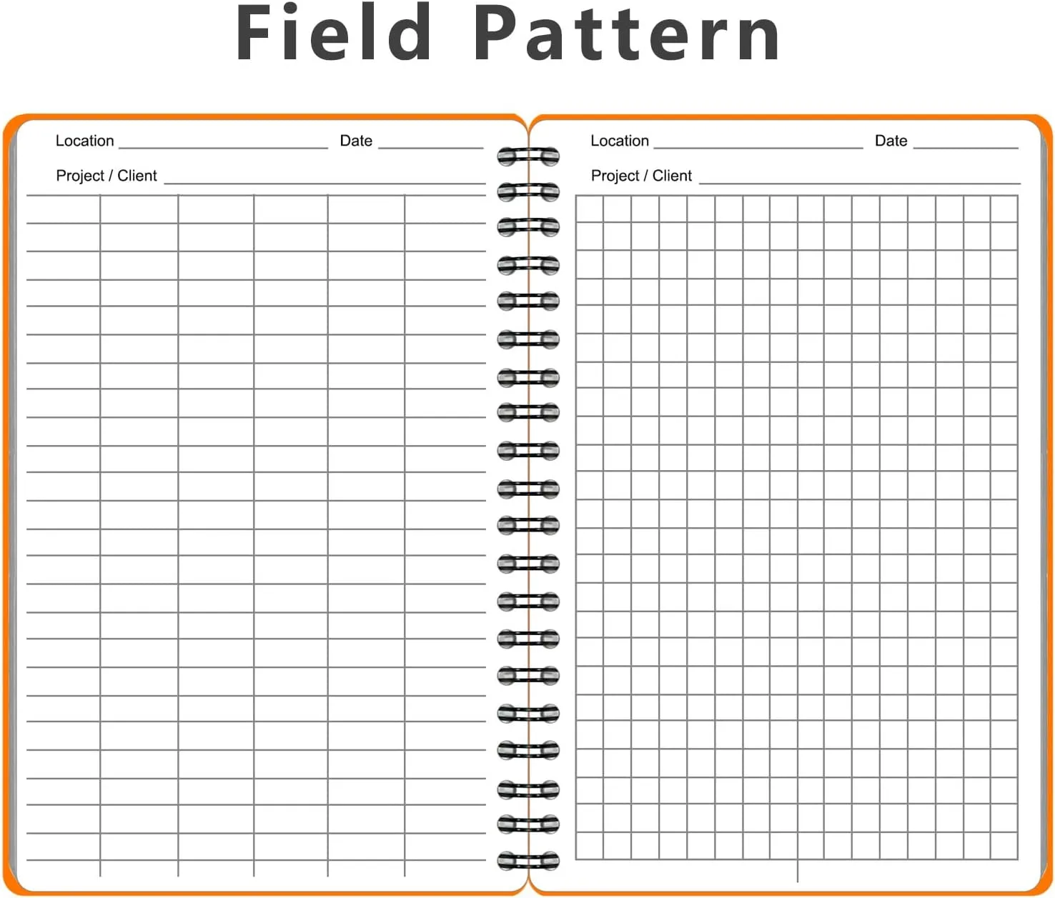 Spiral Notebook Field Orange