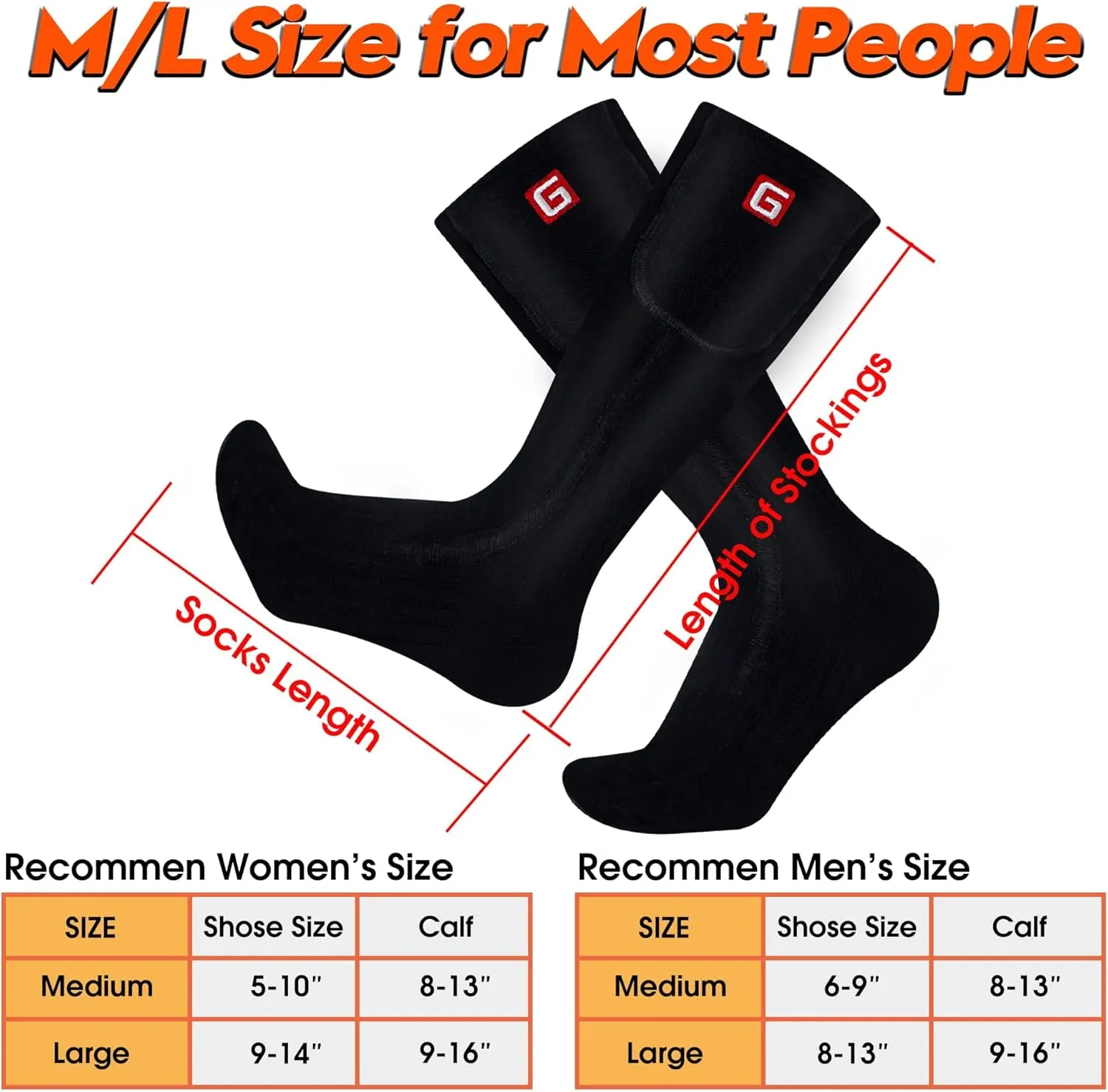 Spring Heated Socks - Rechargeable, Heating Men Women, Thermal Insulated, Sports Women's Hiking Winter Heating Socks