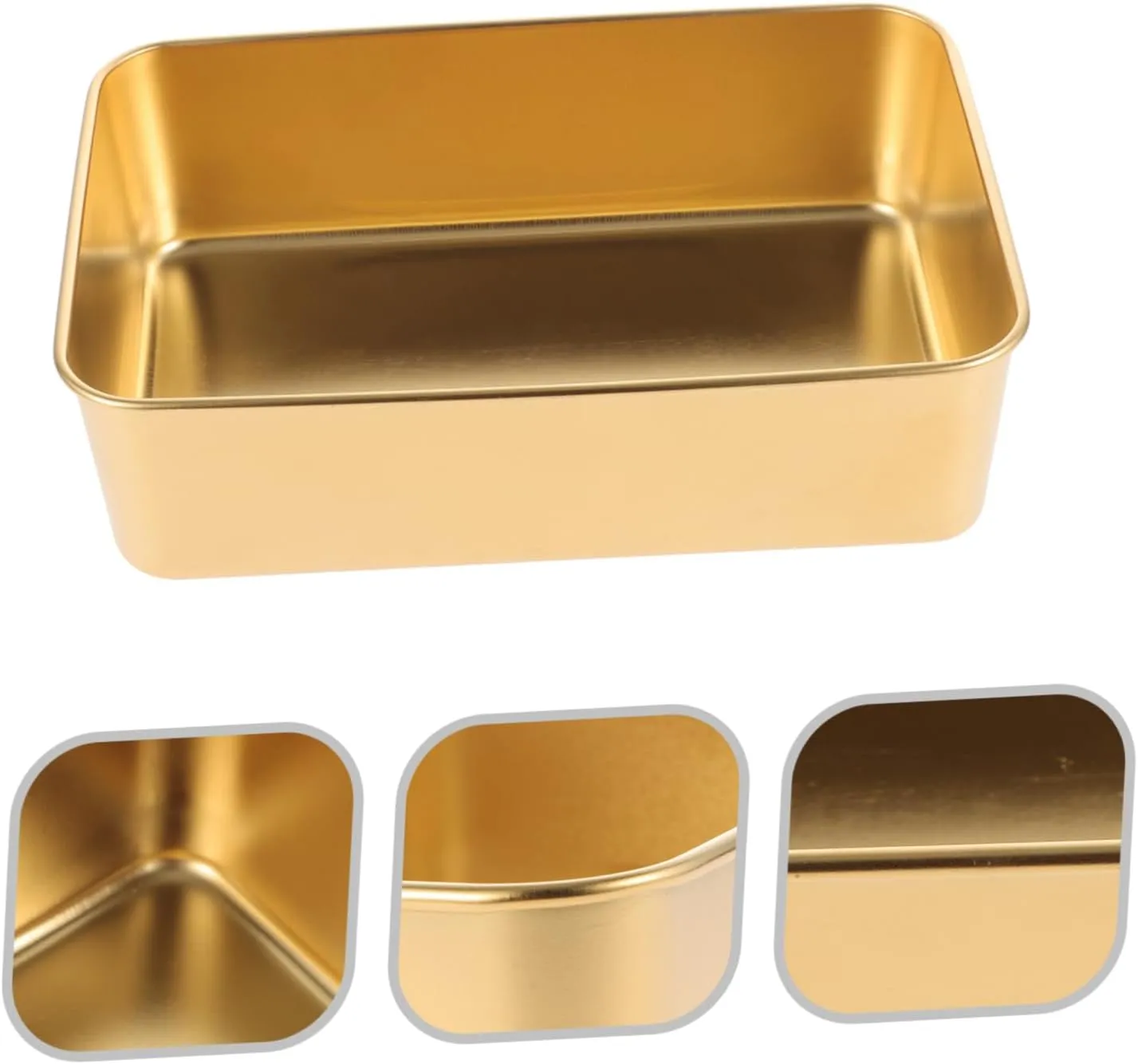 Stainless Steel Food Plate Outdoor Serving Pan for Camping Snacks Fruits Stackable Hotpot Vegetable Plate for Home Restaurant Use