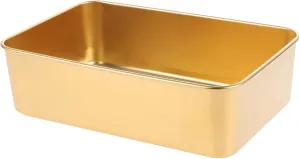 Stainless Steel Food Plate Outdoor Serving Pan for Camping Snacks Fruits Stackable Hotpot Vegetable Plate for Home Restaurant Use