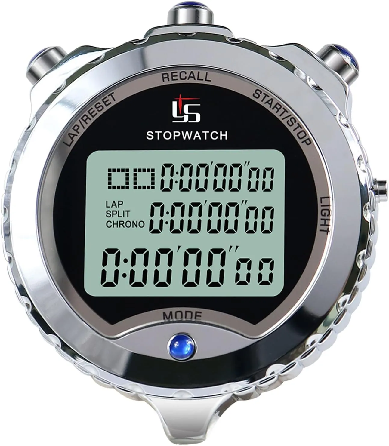 Stopwatch Timer Digital Stopwatch with Large Display & Buttons Handheld Timer Sports Chronograph Stopwatch Digital Timer