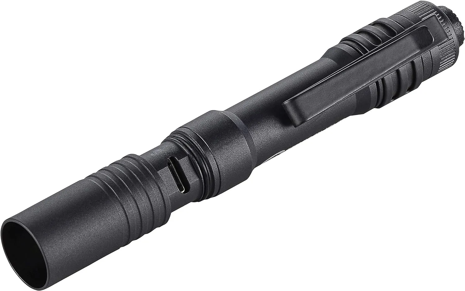 Streamlight 66601 MicroStream 250-Lumen EDC Ultra-Compact Flashlight with USB Rechargeable Battery, Clear Retail Packaging, Black