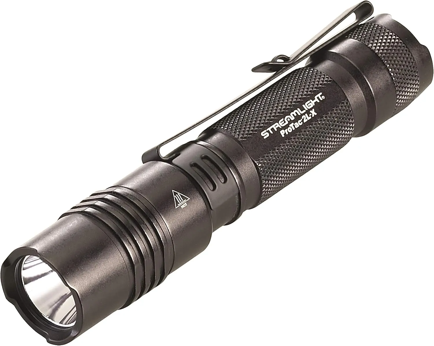 Streamlight 88062 ProTac 2L-X 500-Lumen EDC High Performance Multi-Fuel Tactical Flashlight, Includes CR123A Batteries, Holster, and Clip, Clear Retail Packaging, Black