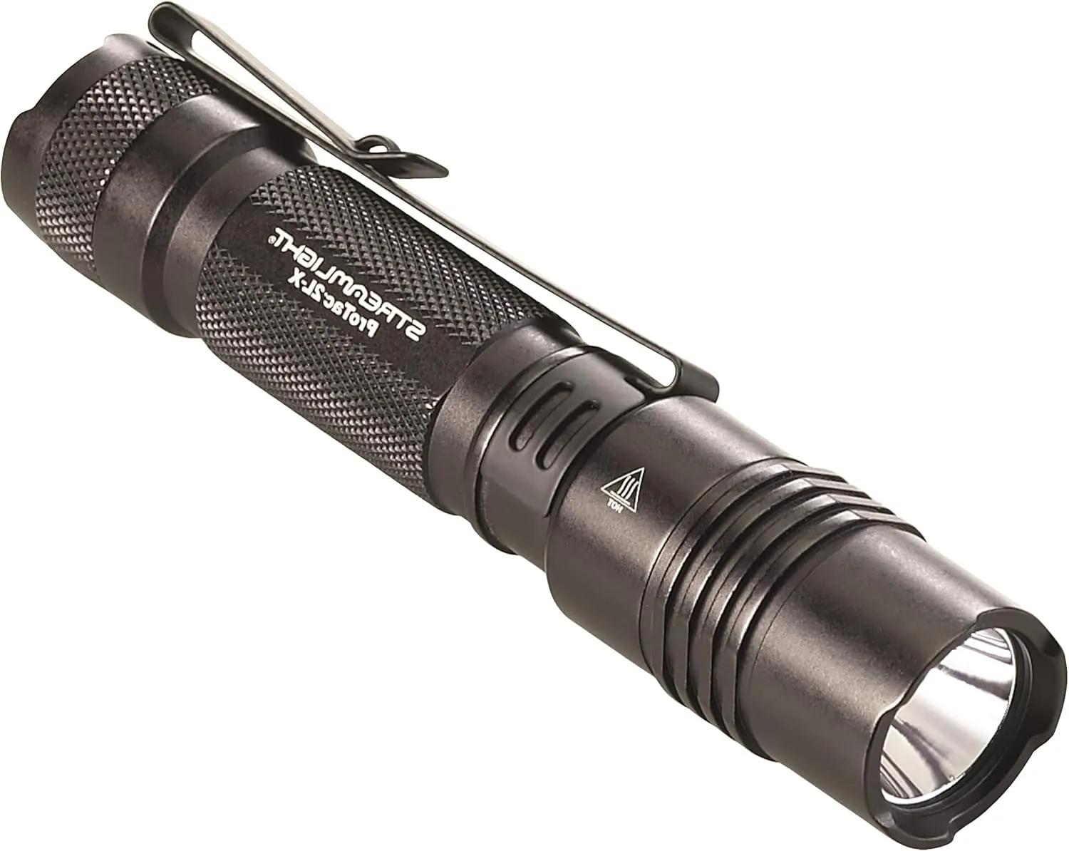 Streamlight 88062 ProTac 2L-X 500-Lumen EDC High Performance Multi-Fuel Tactical Flashlight, Includes CR123A Batteries, Holster, and Clip, Clear Retail Packaging, Black