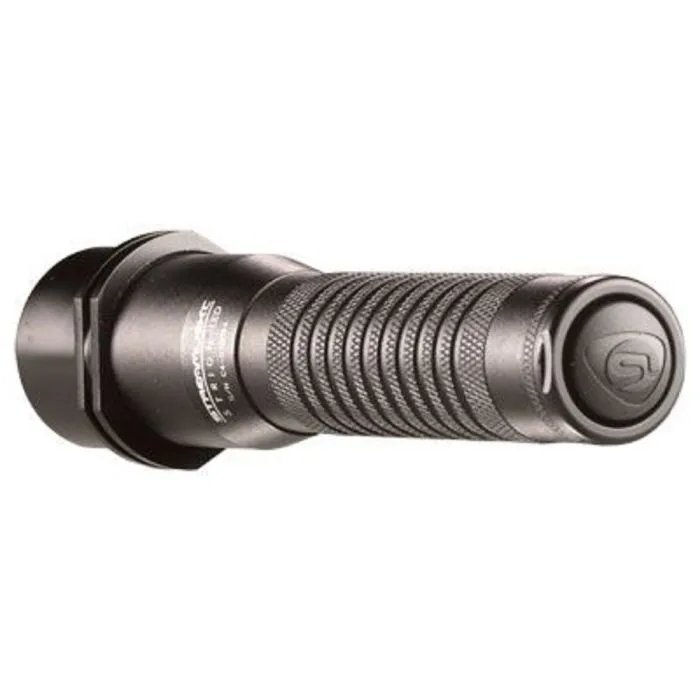 Streamlight Strion LED 74302 Rechargeable Duty Flashlight With 120V 100V AC, 12V DC Charge Cord And 2 Holders, Black, 1 Each