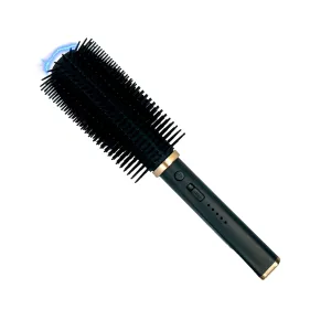Streetwise Hair Fryer Brush Stun Gun - Concealed Self Defense Weapon for Women, High Voltage, Rechargeable USBC, Safety Switch, LED Flashlight, Removable Washable Head,Compact Personal Security Device