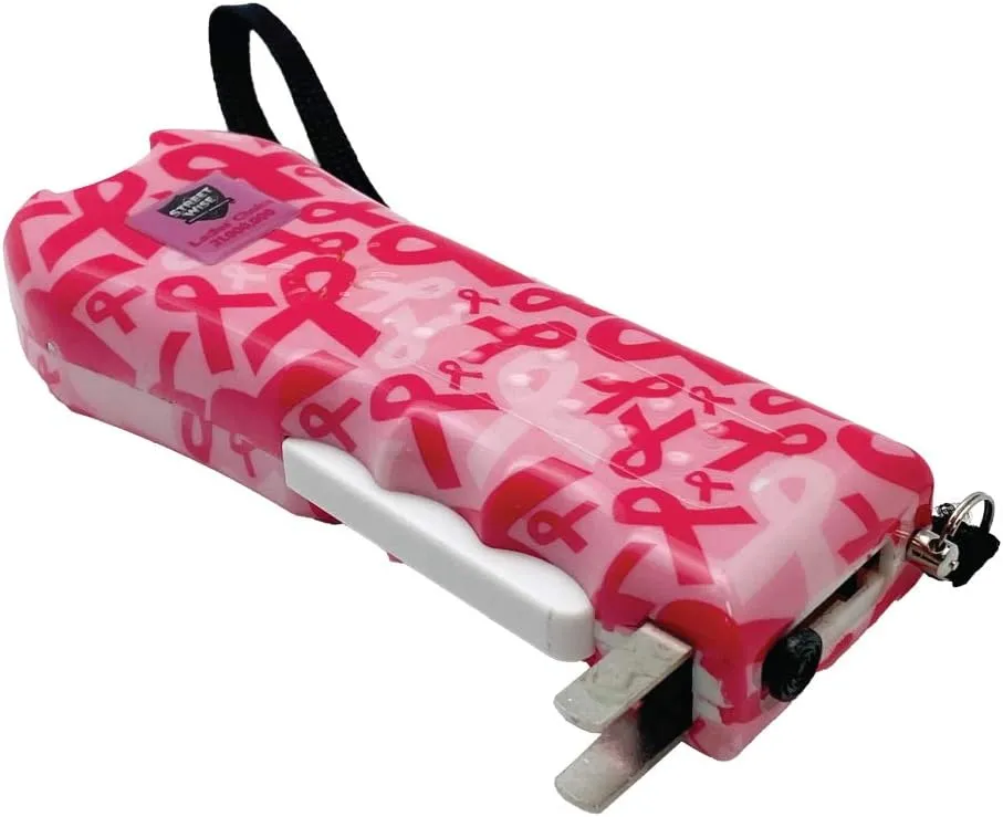 Streetwise Ladies’ Choice Stun Gun for Women - Rechargeable Self Defense Device with Alarm, LED Flashlight, Safety Disable Pin & Built-in Charger - Self Defense Kit with Holster & Lanyard