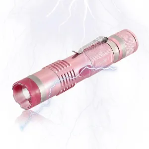 Stun Guns for Woman, Mini Stun Gun for Woman Self-Defense with LED Flashlight, Safety Switch, Easy Carry, Lightweight, Personal Security for Women - Pink