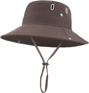 Summer Outdoor Fishing Hat Cowboy Fisherman Sunshade Hat Breathable Quick-Drying Uv-Proof Hiking Boonie Hat