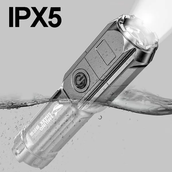 Super Bright ABS Strong Light Focusing Led Flashlight