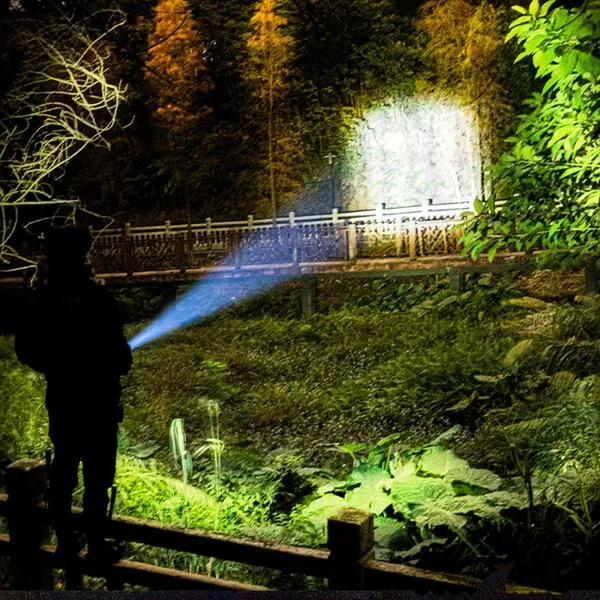 Super Bright ABS Strong Light Focusing Led Flashlight