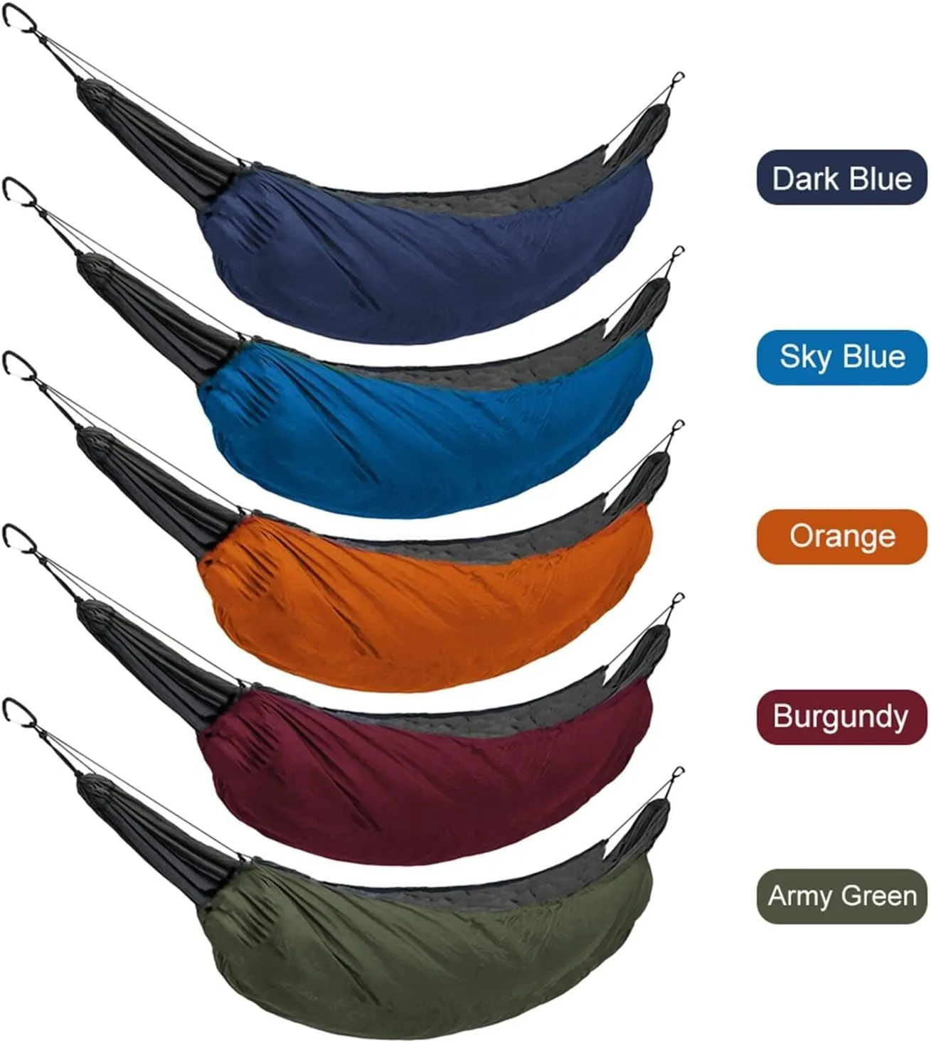 Swing Set Hammock, Quilt, Warm Hammock Blanket, Insulation Kit, Portable, Suitable for Outdoor/Camping/Sleeping Bag/Hiking Swing Seat (Color : Dark Blue)
