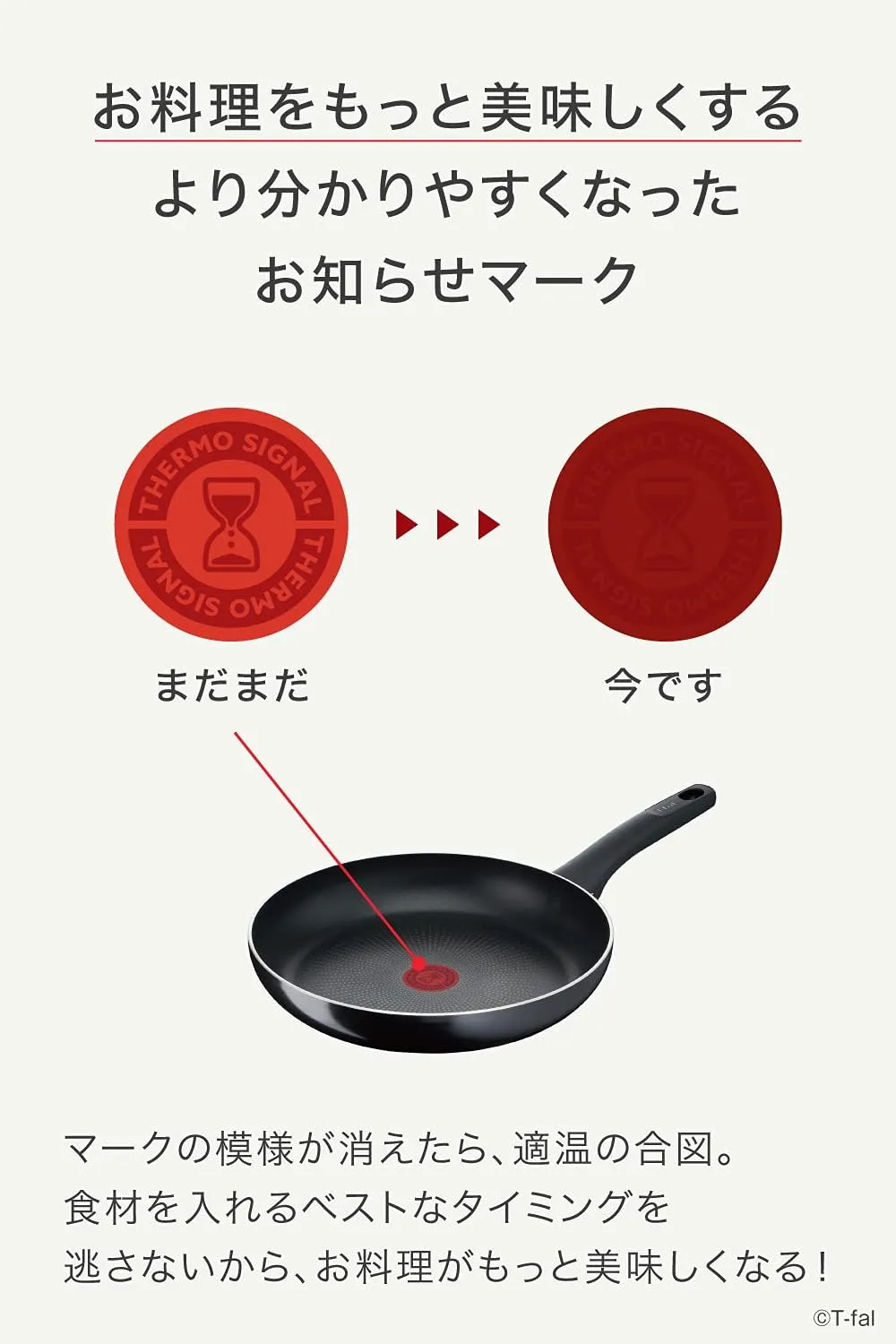 ティファール(T-fal) Tefal D51904 Frying Pan, 9.4 inches (24 cm), Compatible with Gas Fire, Hard Titanium Intense Frying Pan, Non-Stick, Easy Care, Black