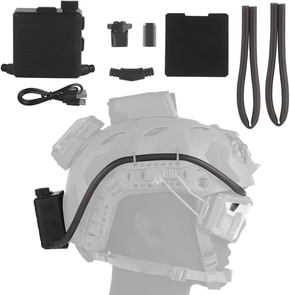 Tactical Goggles Defogger Defogging Fan Anti-fog Kit for Motocross Mountaineering Protection Glasses Ski Mask
