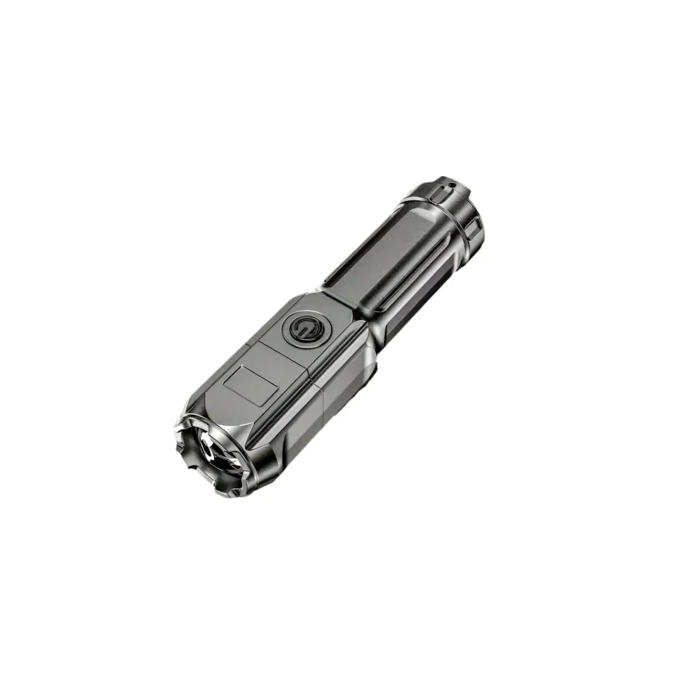 Tactical-Style Rechargable Flashlight