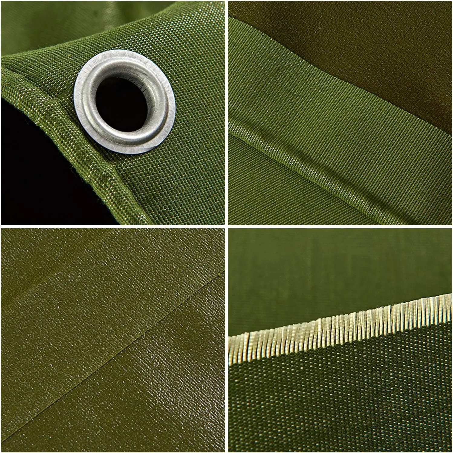 Tarp Canvas,Heavy Duty Waterproof for Outdoors, Truck, Water Resistant, UV Resistant Tarpaulin Cover for Car Boat Camping Firewood Woodpile(9.8 x 9.8 Feet)