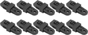 Tarp Clips Professional Wind Present Water Prevent Awning Clamps 10pcs for Tarp Tents Canvas Pool Cover Rv Banners (Black)