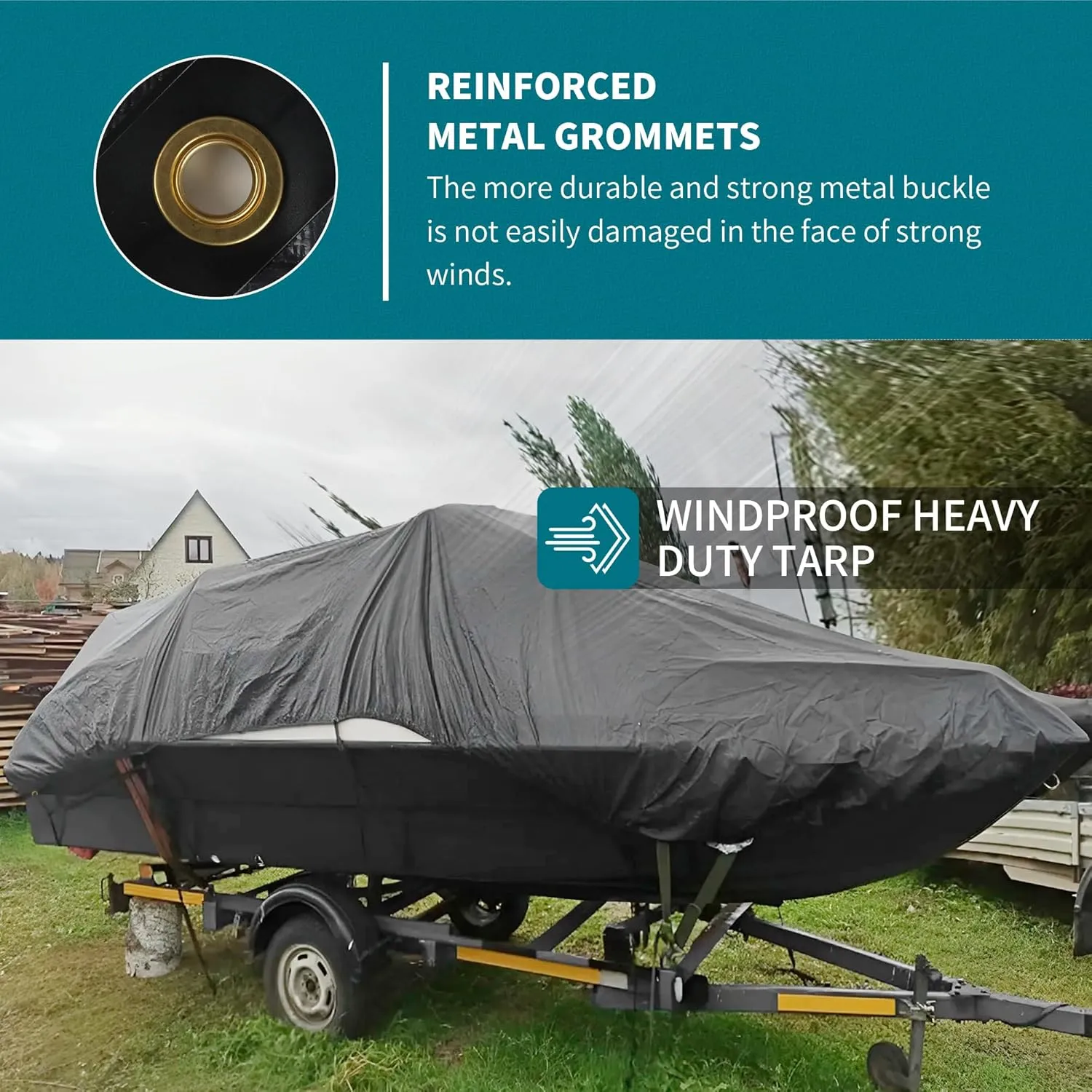 TARPAL tarp 10x16 Feet Super Heavy Duty Tarps Cover 20mil Waterproof UV Protection Rip and Tear Proof Tarpaulin with Grommets(Grey/Brown)