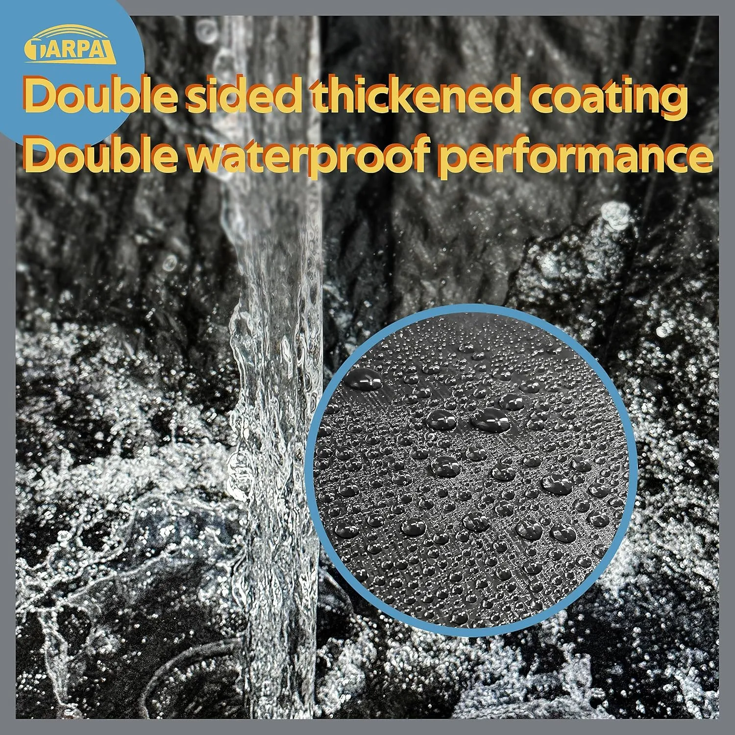 TARPAL tarp Waterproof 4x10 feet Black Heavy Duty tarp 14mil polyethylene tarps Multifunctional Tarpaulin，Snow or UV Protection,Suitable for Outdoor Furniture, awnings,Roofs,Tents Cover