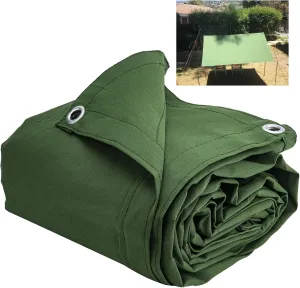 Tarps Heavy Duty Waterproof 10x12, 24 Mil Thick, Waterproof, UV and Tear Resistant, with Grommets and Reinforced Edges, Multi-Purpose Thick tarp