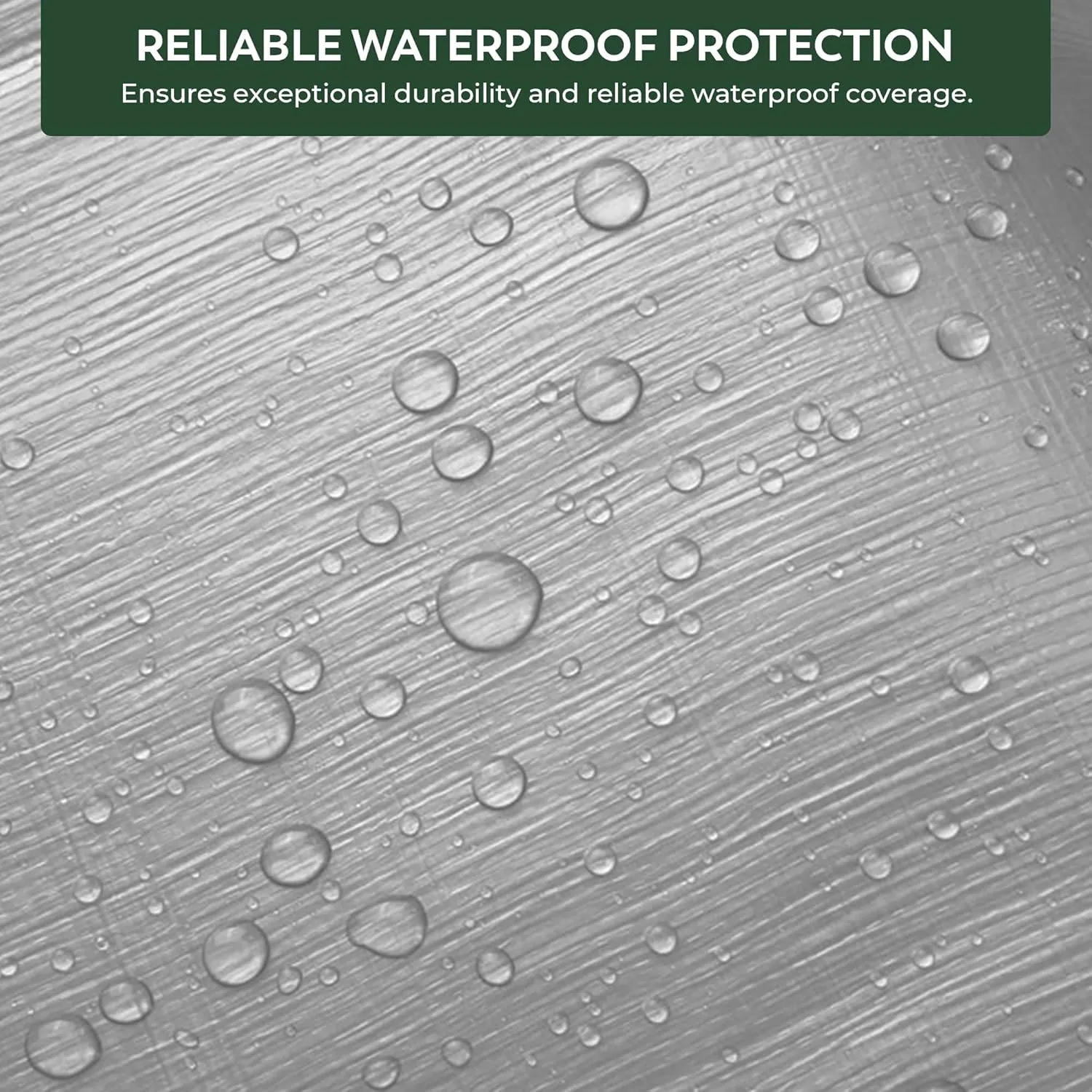 Tarps Now 6x12 ft Heavy Duty Plastic Tarp (Poly Tarp)|12 MIL Waterproof Cover|Rip & Tear-Resistant|Rustproof Grommets & Reinforced Edges|Ideal for Roof, Camping, Tent & Outdoor Protection - Silver