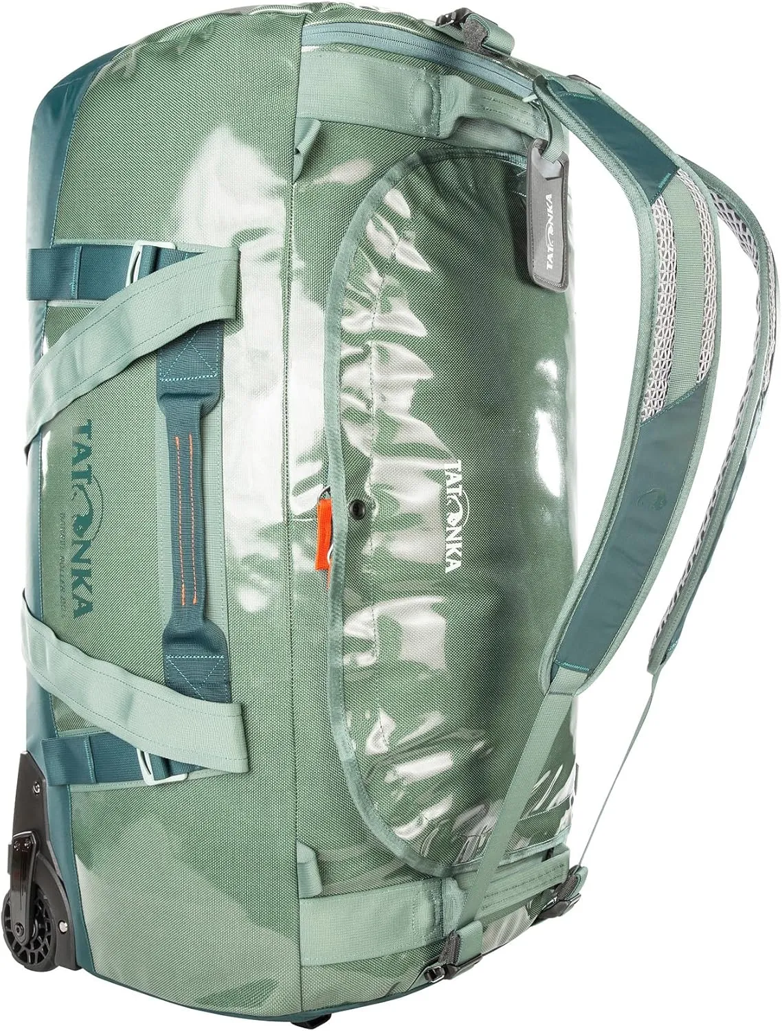 Tatonka Trolley with 80 L Volume and Backpack Function, Lockable Zip and Telescopic Handle
