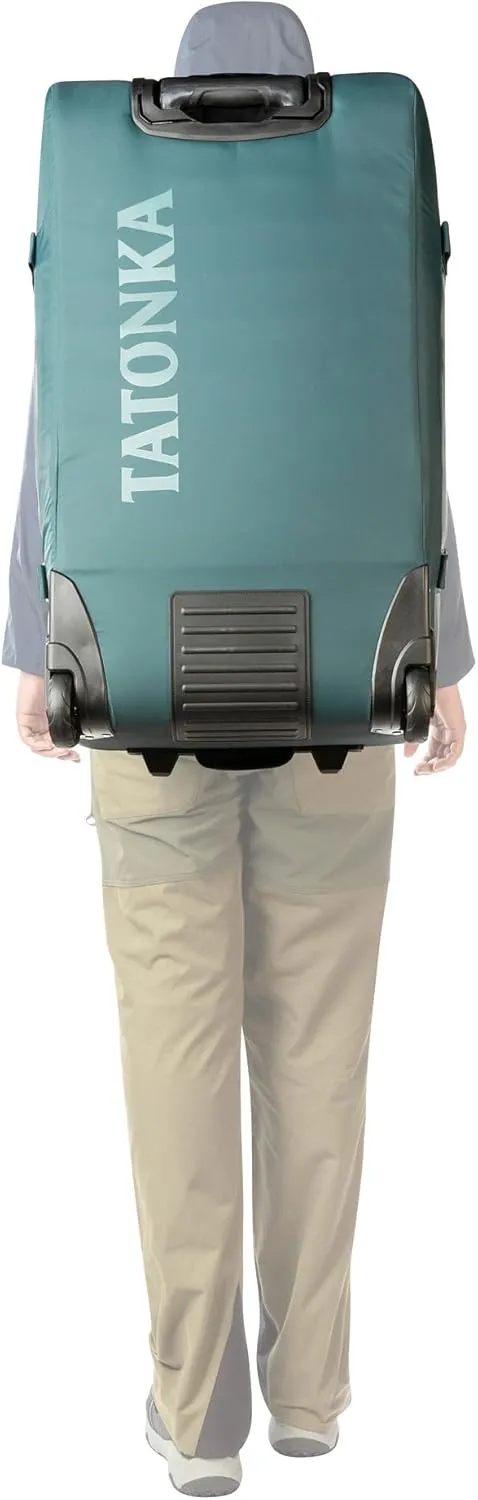 Tatonka Trolley with 80 L Volume and Backpack Function, Lockable Zip and Telescopic Handle