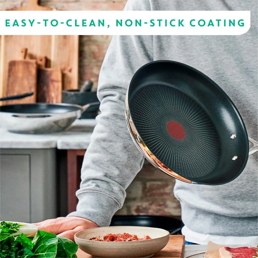Tefal E3040644 Frying Pan 28 cm - Jamie Oliver, 18/10 Steel