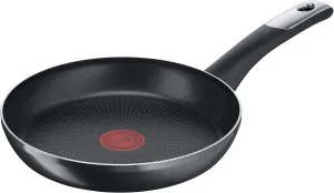 Tefal Hard Titanium Essential C38806 Frying Pan 28 cm Non-Stick Coating Thermal Signal at Ideal Frying Temperature Dishwasher Safe Not Suitable for Induction Cookers Made in France