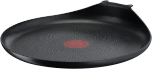 Tefal Ingenio L1461004 L1461004 Crepe Pan, 27 cm, Non-Induction, Non-Stick Coating, Stackable, Dishwasher-Safe, Easy Plus, Black