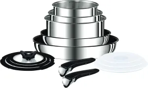 Tefal Ingenio Pan Set, Stainless Steel, 13-Piece