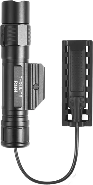 ThruNite Ratel Rechargeable Flashlight, Bright Flashlight High 1635 Lumen for 1913 Rail, Long 316 Meters Throw, Cool White