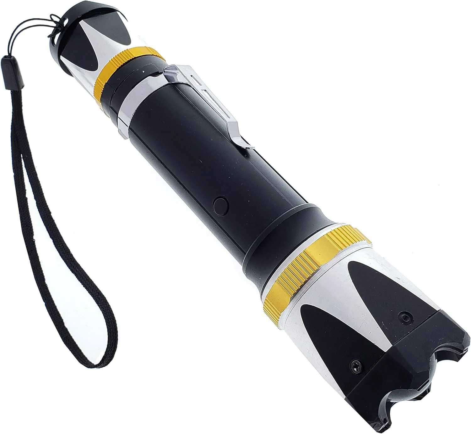 Thunder Blast 7 1/4" Heavy Duty Stun Gun LED Flashlight Rechargeable w/Nylon Sheath. for Self Defense, Personal Protection