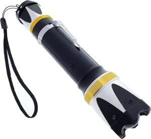 Thunder Blast 7 1/4" Heavy Duty Stun Gun LED Flashlight Rechargeable w/Nylon Sheath. for Self Defense, Personal Protection