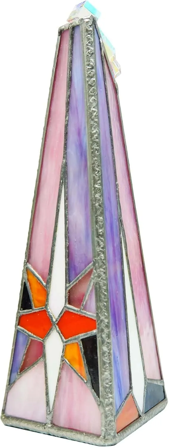 Tiffany Stained Glass Star of Bethlehem Kaleidoscope for Adults,8.7" Twilight Kaleidoskop,Handmade Collidescope,Vintage Gift Box Wedding Anniversary Birthday Gift for Girlfriend Boyfriend Man Woman