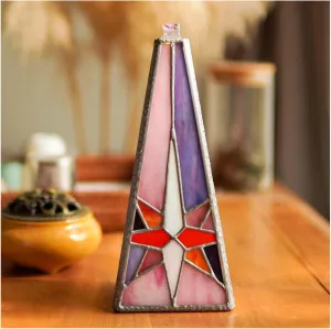 Tiffany Stained Glass Star of Bethlehem Kaleidoscope for Adults,8.7" Twilight Kaleidoskop,Handmade Collidescope,Vintage Gift Box Wedding Anniversary Birthday Gift for Girlfriend Boyfriend Man Woman