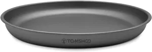 Titanium pan, 1000ML/1500ML Lightweight Titanium Frying Pan Dinner Fruit Plate Pan Food Container for Outdoor Camping Hiking Backpacking Picnic BBQ