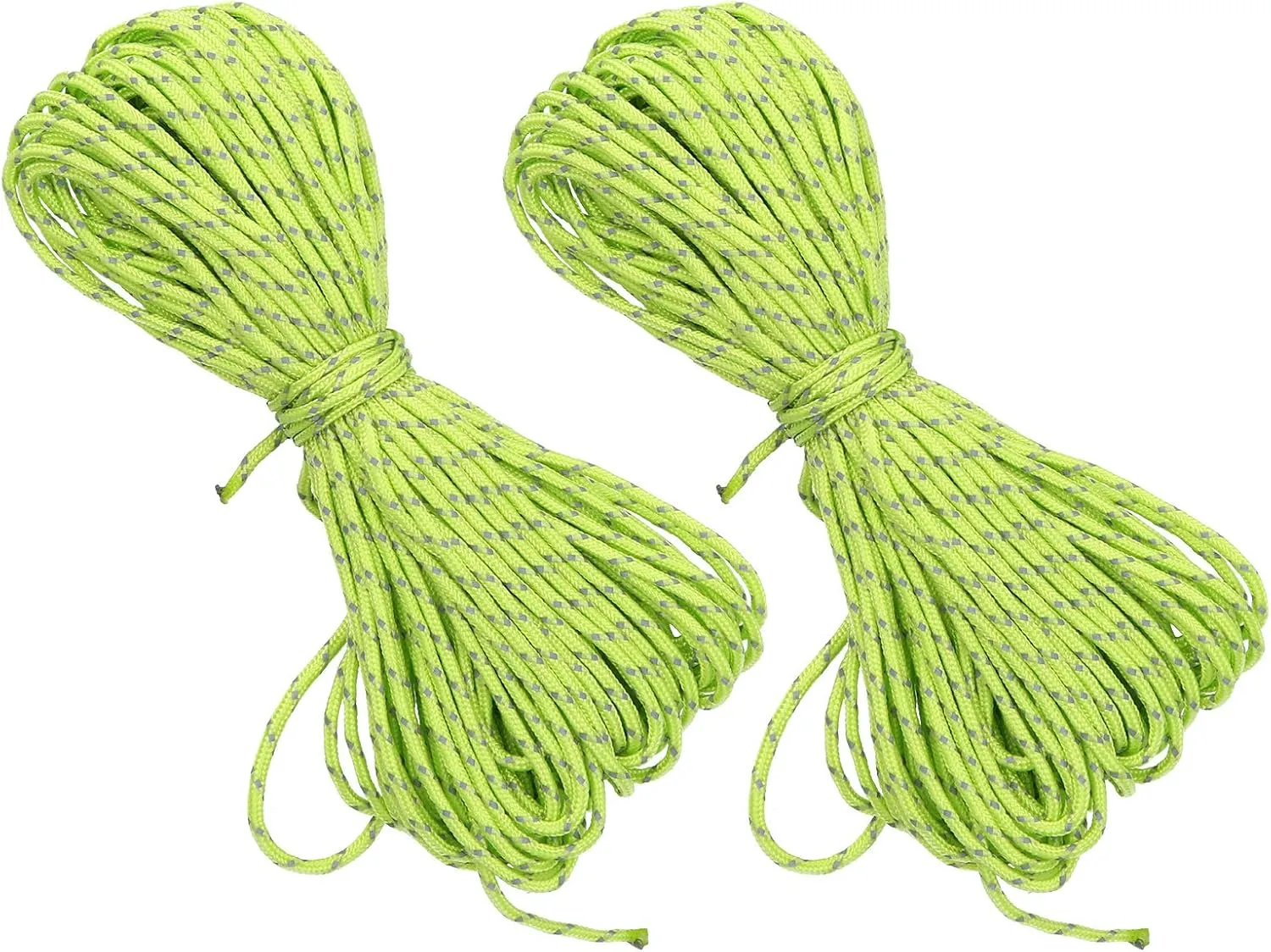 Topyond Camping Tent Rope, 2PCS 20M Reflective Guy Line Cord, Aluminum Alloy Buckles, Outdoor Tent Accessories, Wind Rope for Hiking, Tarp Canopy, Camping Gear