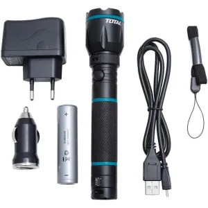 Total Industrial Rechargeable Flashlight - TCFL186501