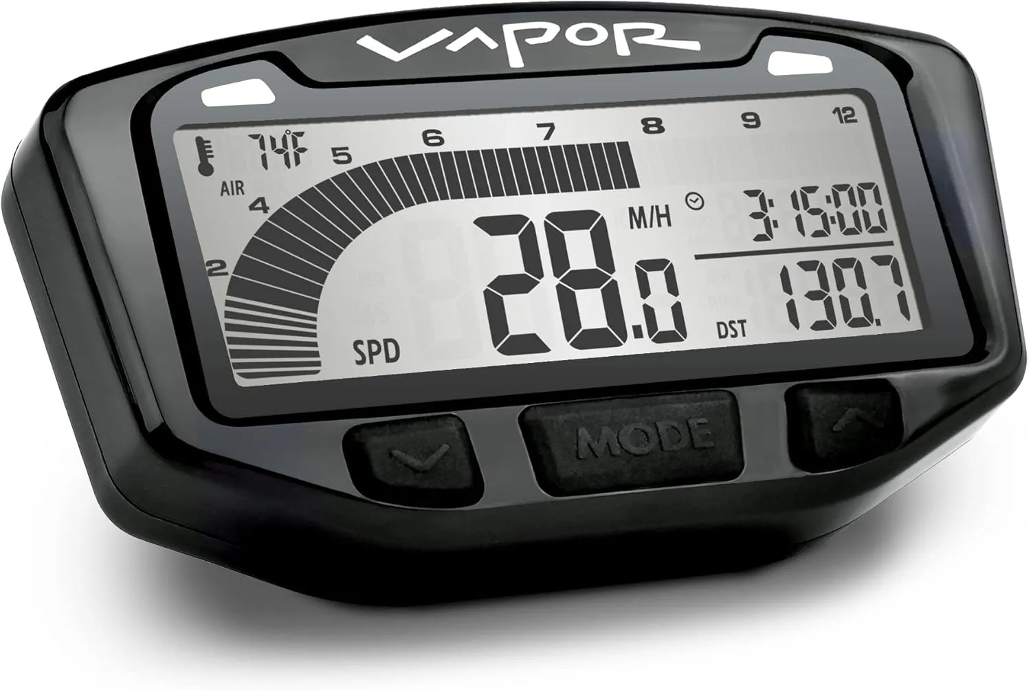 Trail Tech 752-113 Vapor Digital Speedometer Tachometer Gauge Kit, 1999-2017 Suzuki SV650
