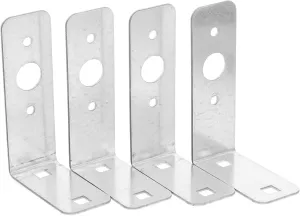 Trailer Lights Bracket l Shape 4pcs Galvanized Steel Rear Tail Light Mounting Boat Trailer Bracket