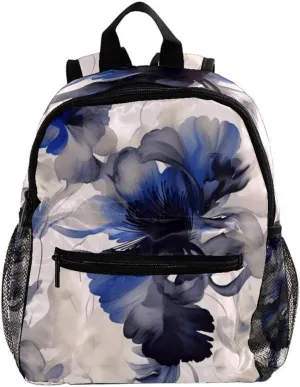 Travel Backpack for Women,Backpack for Men,Abstract Blue Seaweed Camouflage,Backpack