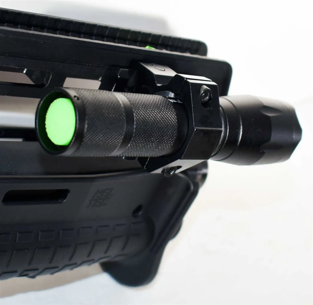 TRINITY 1200 Lumen LED Flashlight With Base Mount Compatible With Kel-Tec KS7 12 Gauge Pump.