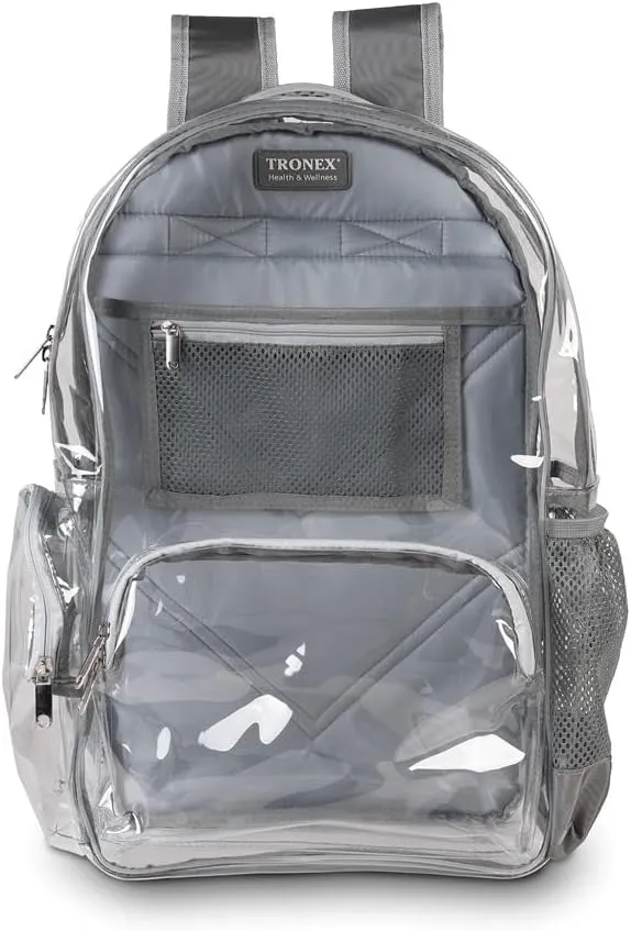 TRONEX Health & Wellness Clear Backpack for Home Healthcare Professionals