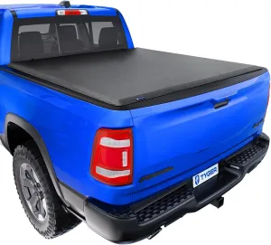 Tyger Auto T1 Soft Roll-up Truck Bed Tonneau Cover Compatible with 2019-2025 Ram 1500 New Body (Not Fit 19-25 Classic) | 5'7" (67") Bed | TG-BC1D9046